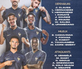 法国队公布新一期大名单：姆巴佩领衔